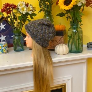 Grunge style unisex beanie hat